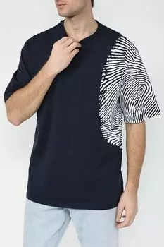 Футболка хлопковая с принтом MARCO DI RADI