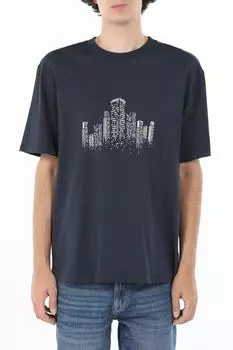 Футболка хлопковая с принтом MARCO DI RADI