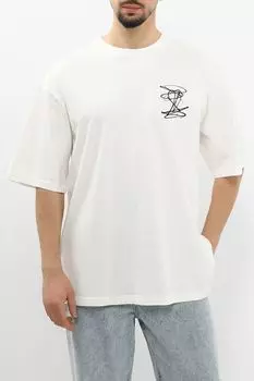 Футболка хлопковая с принтом MARCO DI RADI