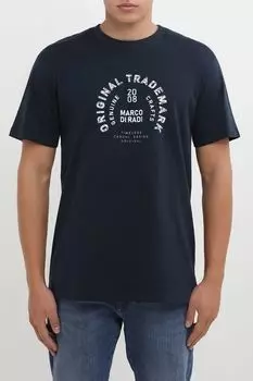 Футболка хлопковая с принтом MARCO DI RADI