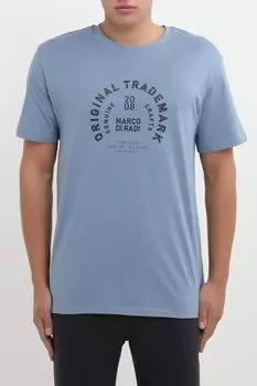Футболка хлопковая с принтом MARCO DI RADI