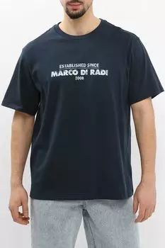 Футболка хлопковая с принтом MARCO DI RADI