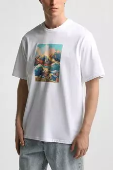 Футболка хлопковая с принтом MARCO DI RADI