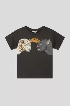 Футболка хлопковая с принтом Mayoral