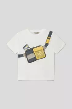 Футболка хлопковая с принтом Mayoral