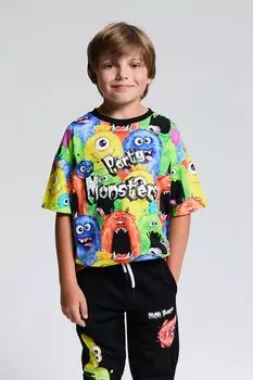 Футболка хлопковая с принтом MIMIMODA