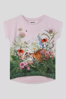 Футболка хлопковая с принтом Molo