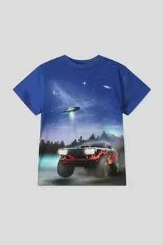 Футболка хлопковая с принтом Molo