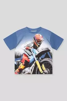 Футболка хлопковая с принтом Molo