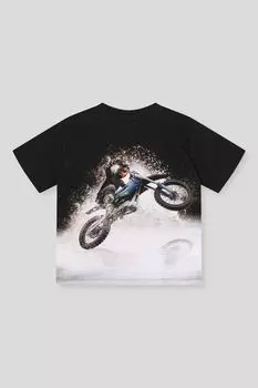 Футболка хлопковая с принтом Molo