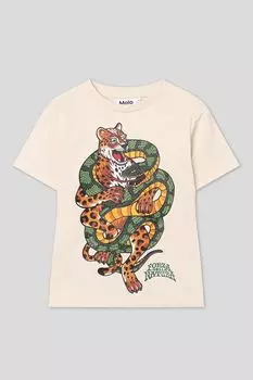 Футболка хлопковая с принтом Molo