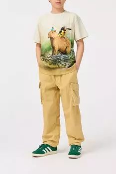 Футболка хлопковая с принтом Molo