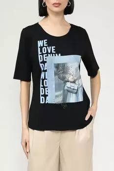 Футболка хлопковая с принтом Monari