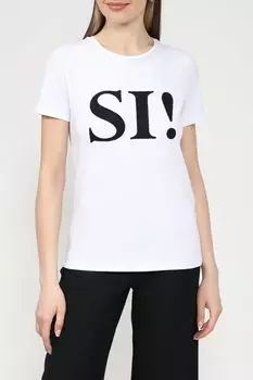 Футболка хлопковая с принтом More&More