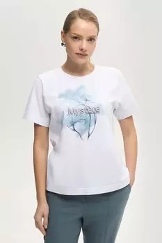 Футболка хлопковая с принтом Небесные грёзы ALEXANDER BOGDANOV