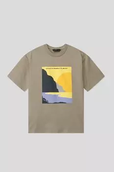 Футболка хлопковая с принтом Nukutavake