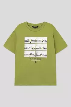 Футболка хлопковая с принтом Nukutavake