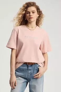 Футболка хлопковая с принтом Nume