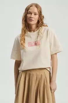 Футболка хлопковая с принтом Nume