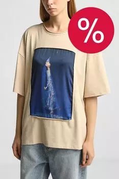 Футболка хлопковая с принтом Он и она ARTOGRAPH