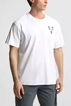 Футболка хлопковая с принтом Oulyss