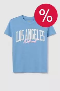 Футболка хлопковая с принтом OVS