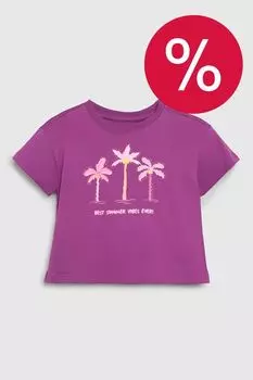 Футболка хлопковая с принтом OVS