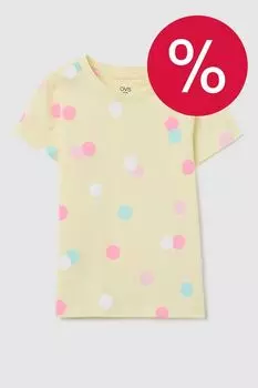 Футболка хлопковая с принтом OVS