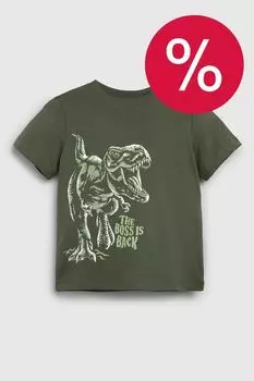 Футболка хлопковая с принтом OVS