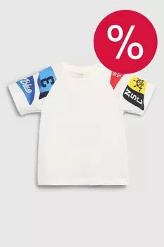 Футболка хлопковая с принтом OVS