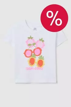 Футболка хлопковая с принтом OVS