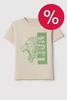 Футболка хлопковая с принтом OVS