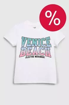 Футболка хлопковая с принтом OVS