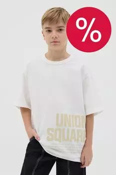 Футболка хлопковая с принтом OVS