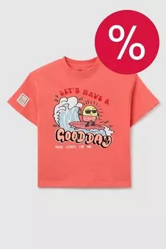 Футболка хлопковая с принтом OVS