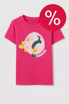 Футболка хлопковая с принтом OVS