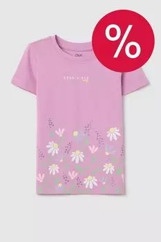 Футболка хлопковая с принтом OVS