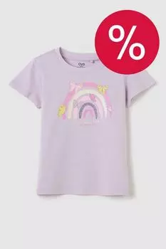 Футболка хлопковая с принтом OVS