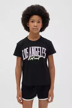 Футболка хлопковая с принтом OVS