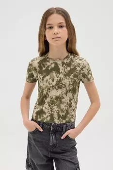 Футболка хлопковая с принтом OVS