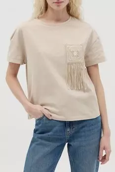 Футболка хлопковая с принтом OVS