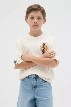 Футболка хлопковая с принтом OVS