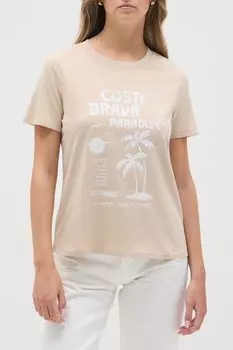 Футболка хлопковая с принтом OVS