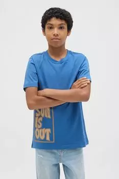 Футболка хлопковая с принтом OVS