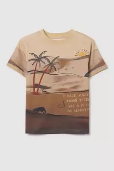 Футболка хлопковая с принтом OVS