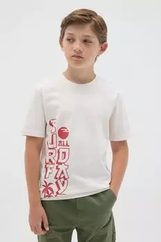 Футболка хлопковая с принтом OVS