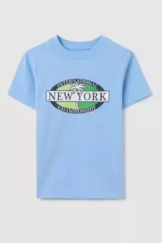 Футболка хлопковая с принтом OVS