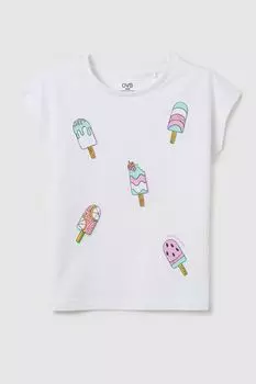 Футболка хлопковая с принтом OVS