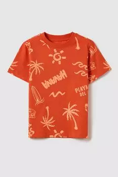 Футболка хлопковая с принтом OVS