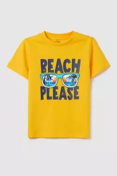 Футболка хлопковая с принтом OVS